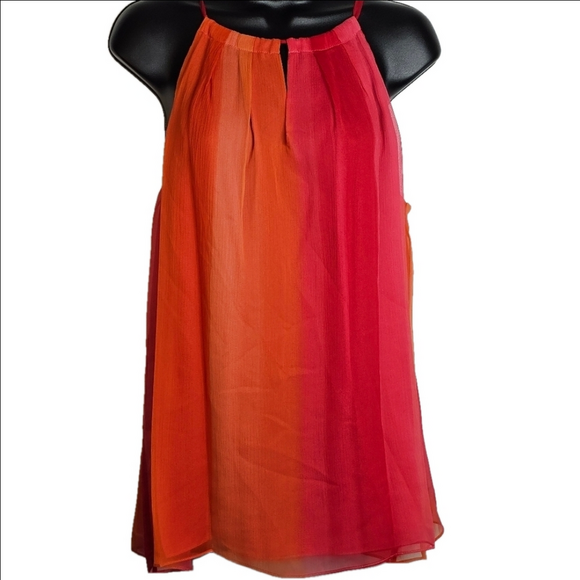 Lauren Ralph Lauren Tops - Lauren Ralph Lauren Red and Orange Blouse